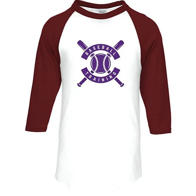 Augusta 3/4 Sleeve Baseball Jersey - Screen