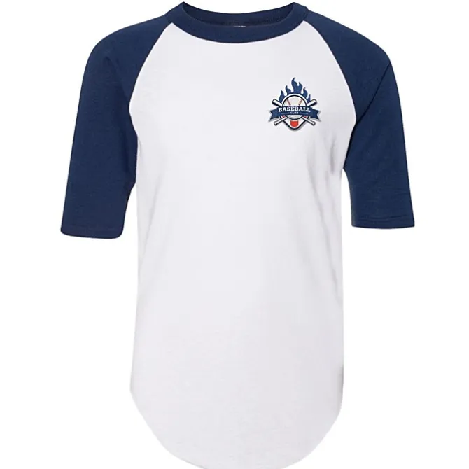 Augusta 3/4 Sleeve Baseball Jersey - Youth - Embroidered