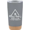 Austin Vacuum Tumbler with Cork Bottom - 16 oz. - 24 hr