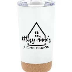 Austin Vacuum Tumbler with Cork Bottom - 16 oz. - 24 hr
