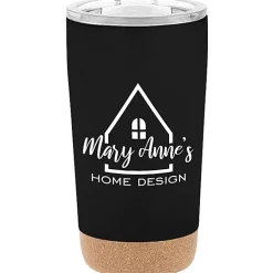 Austin Vacuum Tumbler with Cork Bottom - 16 oz. - 24 hr