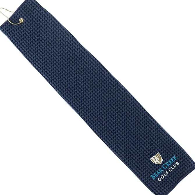 Avid Golfer Trifold Waffle Towel