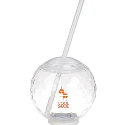 Ball Light-up Tumbler with Straw - 20 oz.