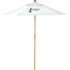 Bamboo Market Umbrella - 7 feet