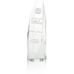 Barrhaven Crystal Award - 8 inches