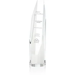 Barrhaven Crystal Award - 10 inches