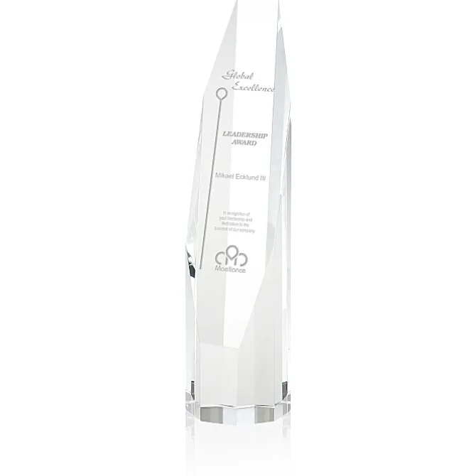 Barrhaven Crystal Award - 10 inches