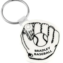 Baseball Mitt Soft Keychain - Opaque
