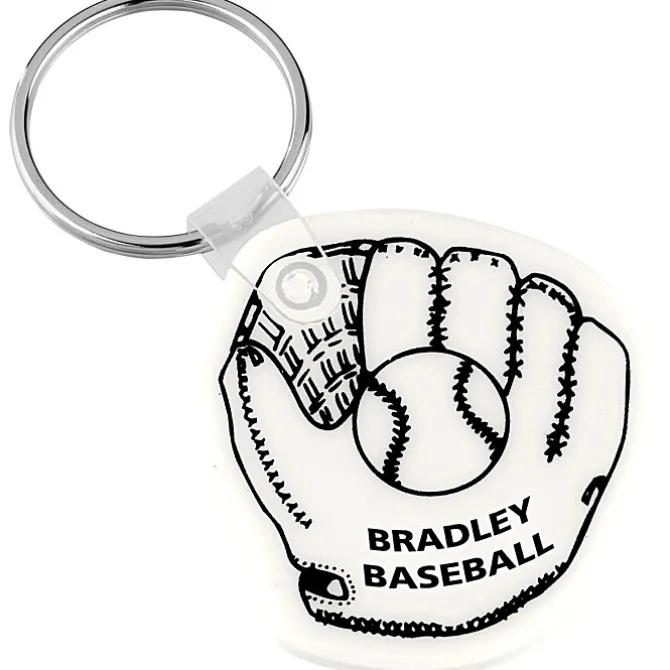 Baseball Mitt Soft Keychain - Opaque