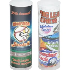 Baseball Snack Tube