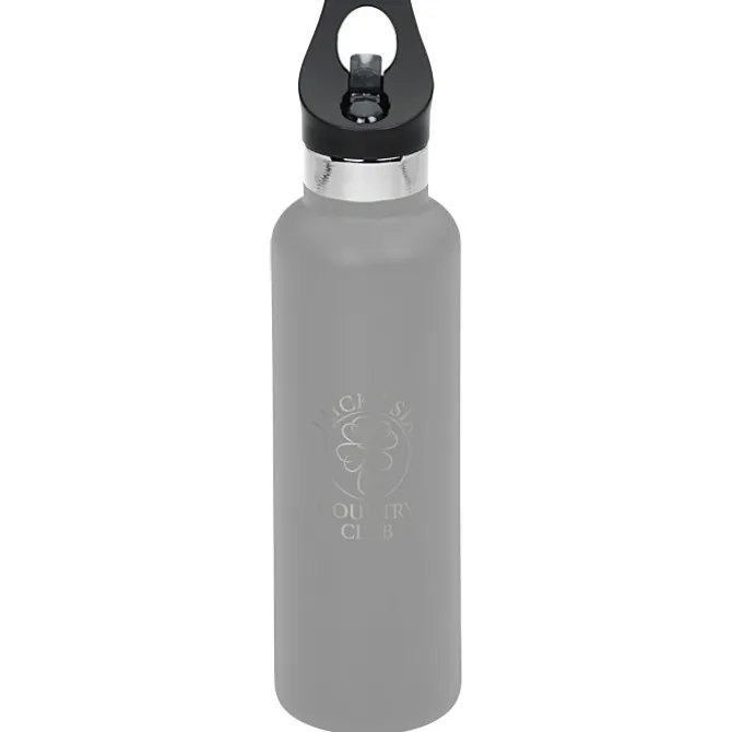 Basecamp Tundra Vacuum Bottle with Flip Straw Lid - 20 oz. - Laser Engraved