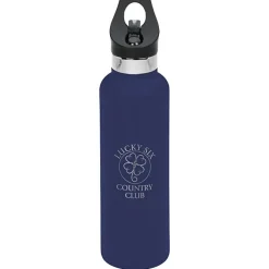 Basecamp Tundra Vacuum Bottle with Flip Straw Lid - 20 oz. - Laser Engraved