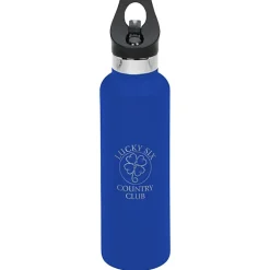 Basecamp Tundra Vacuum Bottle with Flip Straw Lid - 20 oz. - Laser Engraved
