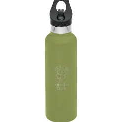 Basecamp Tundra Vacuum Bottle with Flip Straw Lid - 20 oz. - Laser Engraved