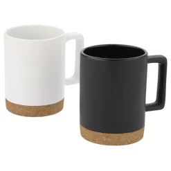 Bates Coffee Mug with Cork Base - 14 oz - 24 hr