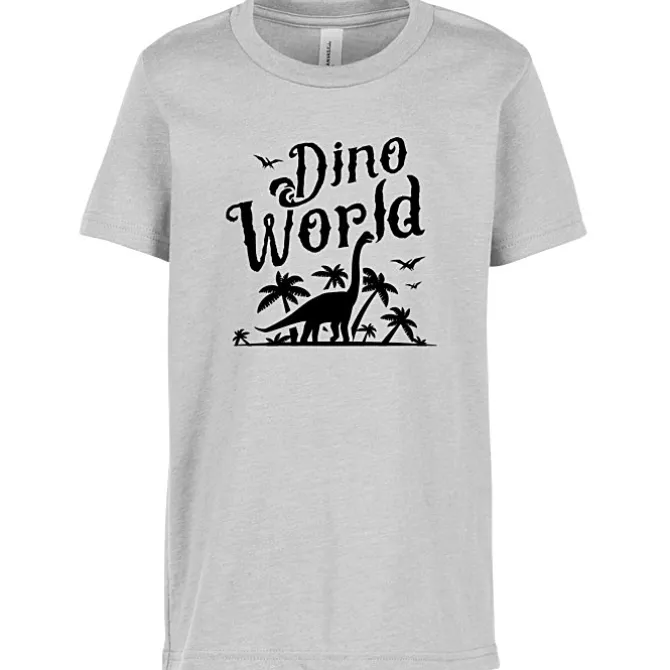 Bella+Canvas Crewneck T-Shirt - Youth - Heathers - Screen