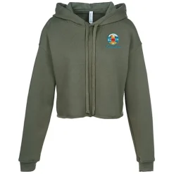 Bella+Canvas Cropped Hoodie - Ladies'