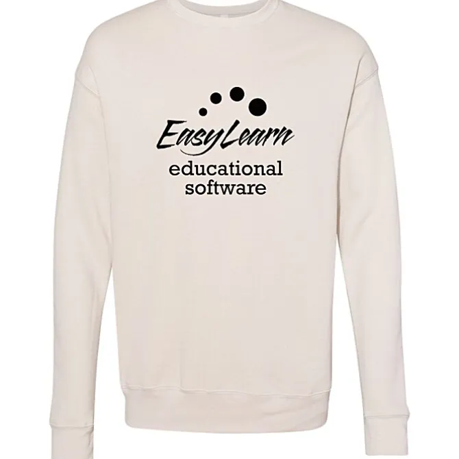 Bella+Canvas Drop Shoulder Crewneck Sweatshirt - Screen