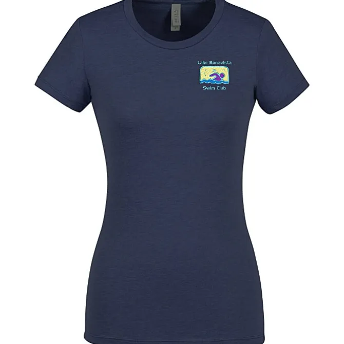 Bella+Canvas Favorite Tee - Ladies' - Heathers - Embroidered