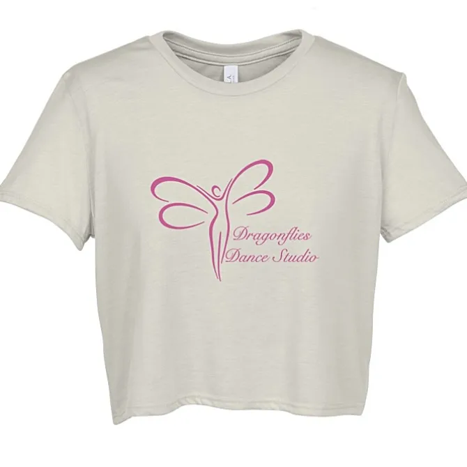 Bella+Canvas Flowy Cropped T-Shirt - Ladies'