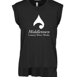 Bella+Canvas Flowy Rolled Cuff Tee - Ladies'