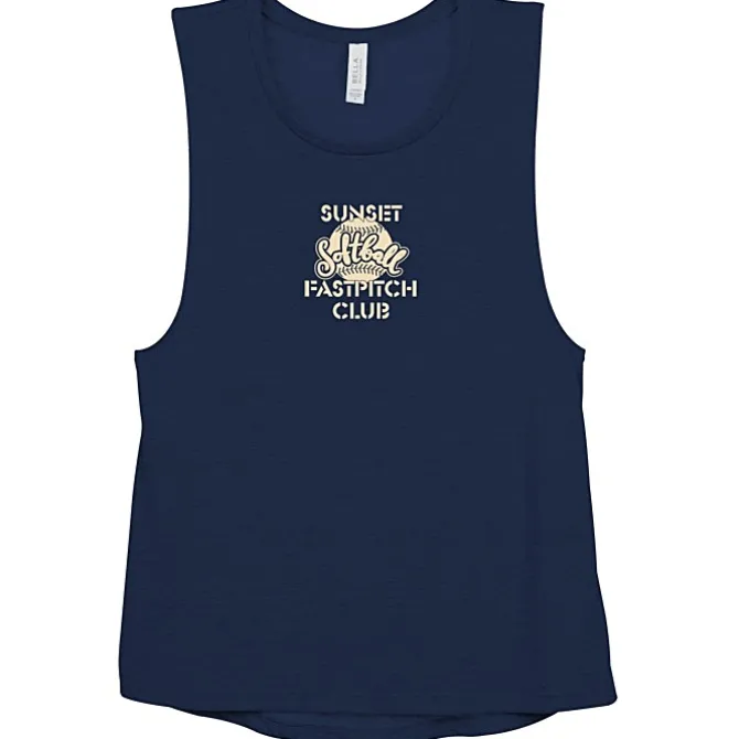 Bella+Canvas Flowy Scoop Muscle Tank - Ladies'