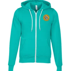 Bella+Canvas 7-oz Full-Zip Hooded Sweatshirt - Embroidered