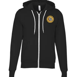 Bella+Canvas 7-oz Full-Zip Hooded Sweatshirt - Embroidered