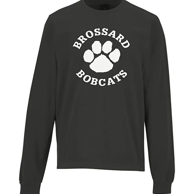 Bella+Canvas 6.5-oz Heavyweight Garment-Dyed Long Sleeve T-Shirt - Screen