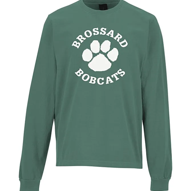 Bella+Canvas 6.5-oz Heavyweight Garment-Dyed Long Sleeve T-Shirt - Screen