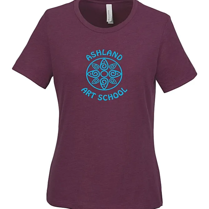 Bella+Canvas Relaxed Crewneck T-Shirt - Ladies' - Heathers - Screen