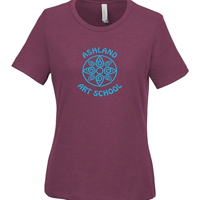 Bella+Canvas Relaxed Crewneck T-Shirt - Ladies' - Heathers - Screen