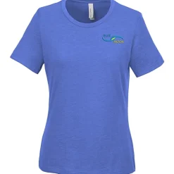 Bella+Canvas Relaxed Crewneck T-Shirt - Ladies' - Heathers - Embroidered