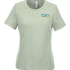 Bella+Canvas Relaxed Crewneck T-Shirt - Ladies' - Heathers - Embroidered