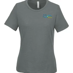 Bella+Canvas Relaxed Crewneck T-Shirt - Ladies' - Heathers - Embroidered