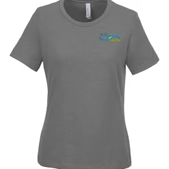 Bella+Canvas Relaxed Crewneck T-Shirt - Ladies' - Heathers - Embroidered