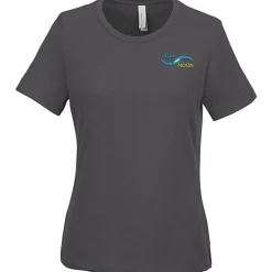Bella+Canvas Relaxed Crewneck T-Shirt - Ladies' - Heathers - Embroidered