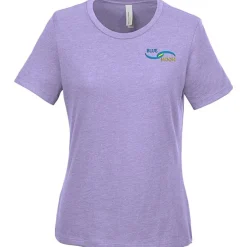 Bella+Canvas Relaxed Crewneck T-Shirt - Ladies' - Heathers - Embroidered