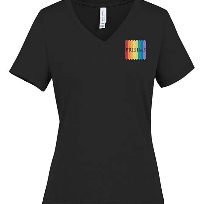 Bella+Canvas Relaxed V-Neck T-Shirt - Ladies' - Heathers - Embroidered