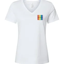 Bella+Canvas Relaxed V-Neck T-Shirt - Ladies' - Heathers - Embroidered