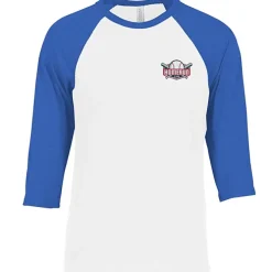 Bella+Canvas 3/4 Sleeve Baseball Tee - Embroidered