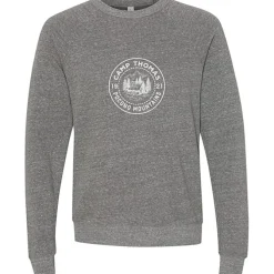 Bella+Canvas Solid Sponge Fleece Raglan Crewneck - Screen