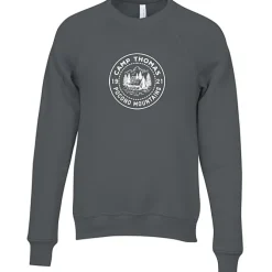 Bella+Canvas Solid Sponge Fleece Raglan Crewneck - Screen