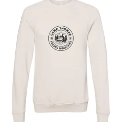 Bella+Canvas Solid Sponge Fleece Raglan Crewneck - Screen