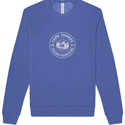 Bella+Canvas Solid Sponge Fleece Raglan Crewneck - Screen