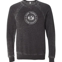 Bella+Canvas Solid Sponge Fleece Raglan Crewneck - Screen