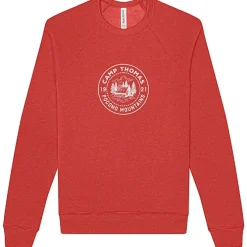 Bella+Canvas Solid Sponge Fleece Raglan Crewneck - Screen
