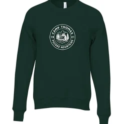 Bella+Canvas Solid Sponge Fleece Raglan Crewneck - Screen