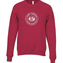 Bella+Canvas Solid Sponge Fleece Raglan Crewneck - Screen