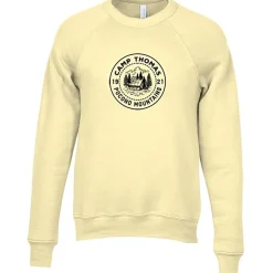 Bella+Canvas Solid Sponge Fleece Raglan Crewneck - Screen